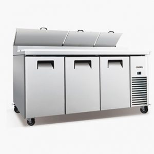 Bàn mát US. Style có mặt bàn trước Pizza