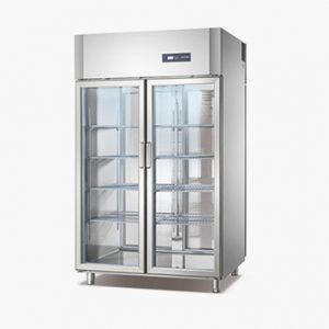 Tủ mát có quạt gió 2 cánh kính Meichu