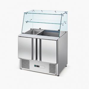 Tủ mát Saladette cửa trên